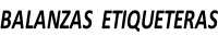 BALANZAS  ETIQUETERAS